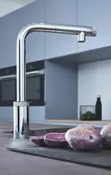 Змішувач для мийки Grohe Minta SmartControl з висувним аератором Хром 30412 - мініатюра 7