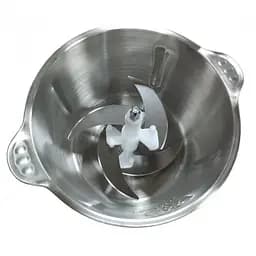 Електричний блендер-подрібнювач 2 літри металевий 1200 W Food Processor P-204 - мініатюра 7
