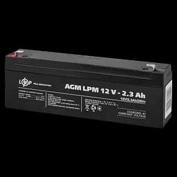 Акумулятор AGM LPM 12V - 2.3 Ah - мініатюра 2
