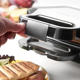 Мультимейкер Russell Hobbs 750 Вт комплект 3 пластини алюміній корпус нержав. сталь пластик чорний-срібний - мініатюра 3