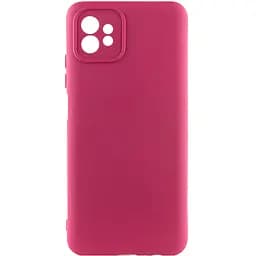 Чохол TPU Getman Liquid Silk Full Camera для Motorola Moto G32 Бордовий / Marsala