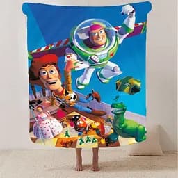 Плед плюшевий 3D Історія іграшок 160х200 см - мініатюра 2