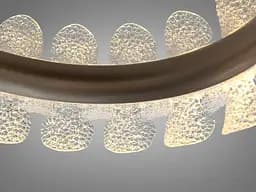 Стельова LED люстра Diasha 2511/400CG графіт 40W з пультом 7 м2 - мініатюра 6