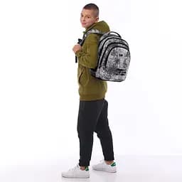 Рюкзак GoPack Teens 162M-3 Сірий (GO26-162M-3) - мініатюра 16
