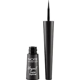 Діплайнер для очей Note Cosmetique Elegant Matte Dipliner Coal Black відтінок 01 чорний 2.5 мл - мініатюра 2