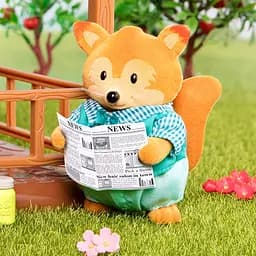 Набір фігурок Li'l Woodzeez Сім'я Лисичок 4од книжка EN det0018086 - мініатюра 6