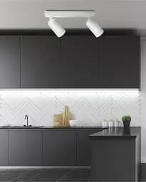 Світильник поворотний, спот Goldlux 327758 London GU10 2x10W IP20 Білий - мініатюра 2