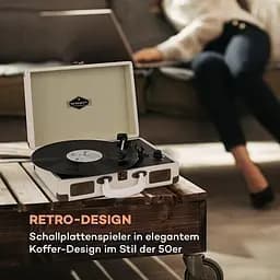 Програвач вінілу Auna Peggy Sue Retro (10031390) - мініатюра 5