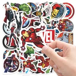 Стикерпак Марвел Месники Набір наклейок GeekLand Marvel Avengers 50 штук - мініатюра 2