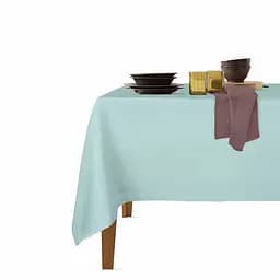 Набір зі скатертини та 4 серветок Cosas Mint & Mousse м'ятний/шоколадний (Set_ClMint_35SerChocolate)