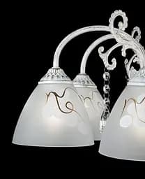 Люстра стельова Splendid Ray L80094/6, 6xE27, білий, золото, метал, скло, кришталь, сучасний стиль - мініатюра 2