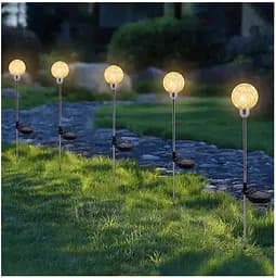 Ліхтарі Sun Lamp на сонячних батареях садові 20LED 2 шт - мініатюра 3
