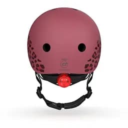 Шолом захисний дитячий Scoot and Ride з ліхтариком 45-51 см вишневий (SR-181206-WILDCAT) - мініатюра 4
