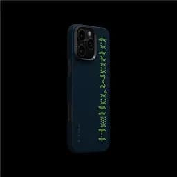 Карбоновий чохол, що світиться Pitaka x Aries Tactile Woven Case Hello World для iPhone 16 Pro (KI1602HWT) - мініатюра 3