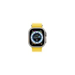 Смарт-годинник Apple Watch Ultra GPS + Cellular 49 mm Titanium Case with Yellow Ocean Band (MNH93/MNHG3) - мініатюра 4