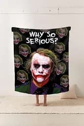 Плед 3D Джокер Why so serious? 20222402_B 11607 135х160 см - мініатюра 2