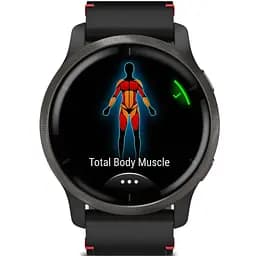 Смарт-годинник Garmin Venu 2 Slate with Black Leather Band (010-02430-21) - мініатюра 7