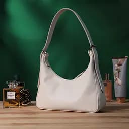 Сумка багет Shvigel з регульованим ременем з натуральної шкіри 26х13х6.5 см sum0027028 - мініатюра 10
