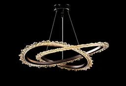 Люстра стельова LED Splendid Ray L145/1, 40W, хром/сірий, регулювання висоти 30-90 см, сучасний стиль для дому - мініатюра 3