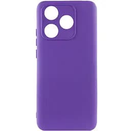Чехол Silicone Cover Lakshmi Full Camera (AAA) для TECNO Spark 10 Фиолетовый / Amethyst