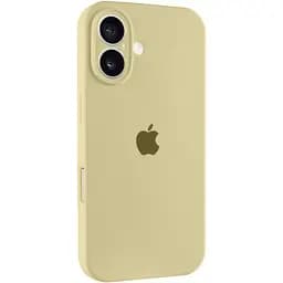 Чехол Epik Silicone Case Full Camera Protective AA для Apple iPhone 16 Plus 6.7 Желтый/Mellow Yellow