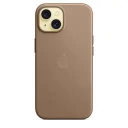 Чохол CasePro FineWoven Case with MagSafe Taupe для iPhone 15 - мініатюра 3