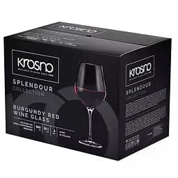 Набір келихів для червоного вина Krosno Splendour, скло, 860 мл, 6 шт. (787442) - мініатюра 3