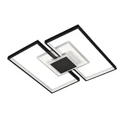 Люстра стельова LED Levistella 7871027, 74W, біло-чорна, з пультом, сучасний стиль для дому - мініатюра 3