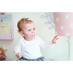 Пустушка силіконова Lovi Folky, симетрична, 6-18 міс., 2 шт. (22/843girl) - мініатюра 7