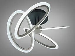 Стельова LED-люстра Diasha WG5144/4 60W, 4 світлових петлі, 3 кольори світла, Ø56 см - мініатюра 4