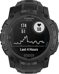 Смарт-годинник Garmin Instinct 3 50mm Solar Tactical Edition Black with Black Band (010-02935-50/90) - мініатюра 2