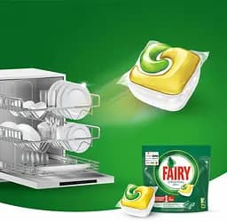 Таблетки для посудомийної машини Fairy Original Все-в-Одному Лимон, 48 шт. - мініатюра 3