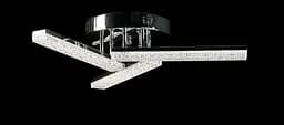 Люстра стельова LED Splendid Ray LT8007/3, 80W, хром, білий, сучасний стиль, з пультом, 3 лампи, димер, 47 см - мініатюра 4