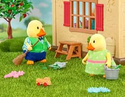 Набір фігурок Li'l Woodzeez Сім'я Качок 4од книжка EN det0018343 - мініатюра 7
