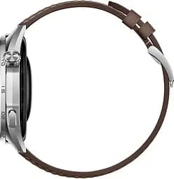 Смарт-годинник Huawei Watch GT 6 46mm Steel with Brown Composite Leather Strap (55020FTW) - мініатюра 6