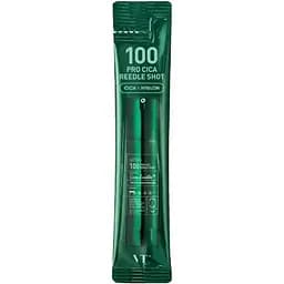 Сироватка-бустер із мікроголками для чутливої шкіри VT Cosmetics Pro Cica Reedle Shot100 10 ампул по 2 мл - мініатюра 2
