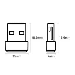Адаптер WiFi Archer T2U nano AC600, USB TP-Link teh0017384 - мініатюра 5