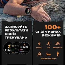 Годинник Smart Surf X Pro Black Rubber, 2 ремінця - мініатюра 15