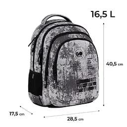 Рюкзак GoPack Teens 162M-3 Сірий (GO26-162M-3) - мініатюра 2