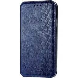 Шкіряний чохол-книжка GETMAN Cubic (PU) для Xiaomi Redmi Note 9s / Note 9 Pro / Note 9 Pro Max Синій