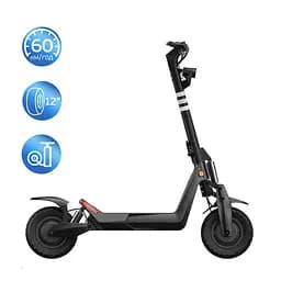 Електросамокат OKAI ES800 Panther Off-Road Black 12", 1500(3000)W, Dual Motor, 19.2Ah, 50km, 60km\h, 35%, NFC, App, 43kg (ES800-B) - мініатюра 4