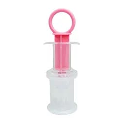Дитячий шприц-дозатор для ліків Mega Zayka MGZ-0719(Pink) із мірним стаканчиком - мініатюра 2