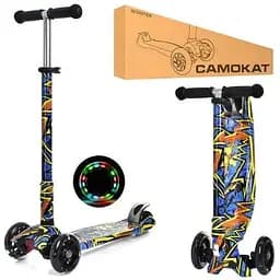 Самокат дитячий iTrike Maxi JR3-055-WP10 складний - мініатюра 2