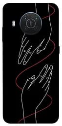 Чехол Demsky Плетение рук для Nokia X10/X20
