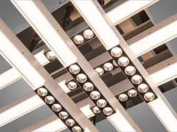 Сучасна стельова LED-люстра Diasha 2532WH+BK dimmer білий + чорний, 60 Вт, з пультом і димером, 68 см, до 10m2 - мініатюра 5