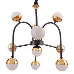 Люстра Brille молекула підвісна LED 120W WW+NW+CW BK+G (BL-747S/10) - мініатюра 4