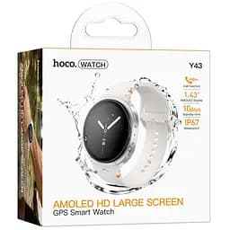 Смарт-годинник Hoco Y43 Amoled Smart sports watch (call version) Silver - мініатюра 2