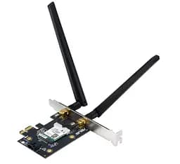 Мережевий адаптер Asus PCE-AX1800 PCI-E Wi-Fi 6 802.11ax 2.4/5GHz до 1201 Mb/s + 574 Mb/s Bluetooth 5.2 2 - мініатюра 2