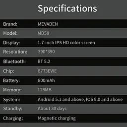 Годинник Smart Mevaden Ultra Steel, 2 ремінця - мініатюра 25