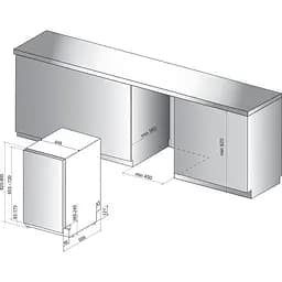 Вбудована посудомийна машина Hotpoint-Ariston HSIC 3T127C - мініатюра 2